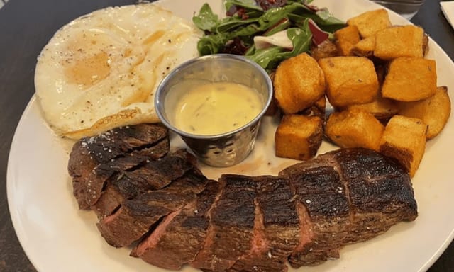 Steak and Eggs.
