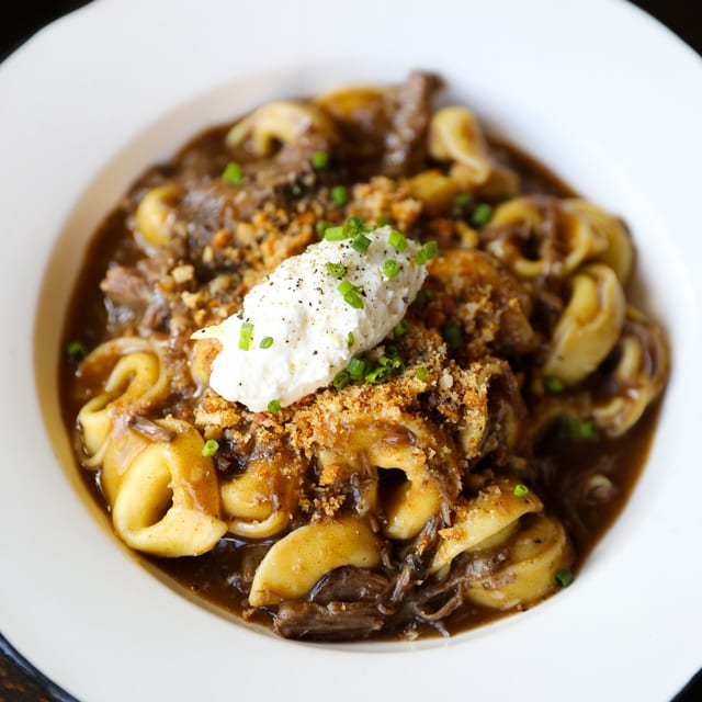 Braised Beef Tortellini.