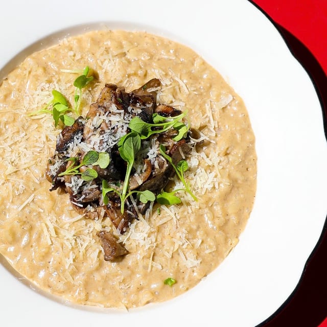 Mushroom Risotto.