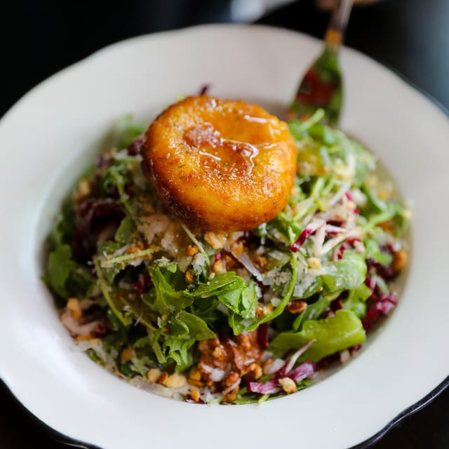 Salade De Chevre Chaud.