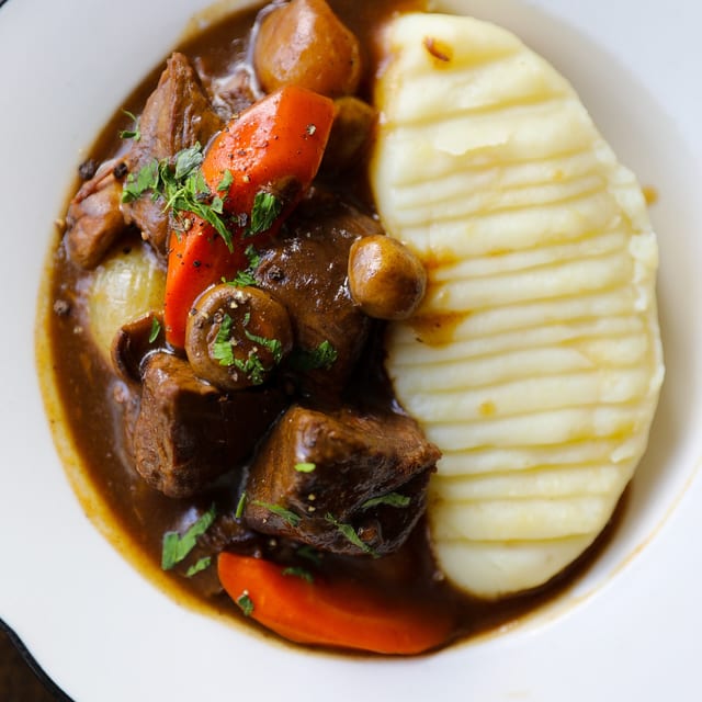 Boeuf Bourguignon.