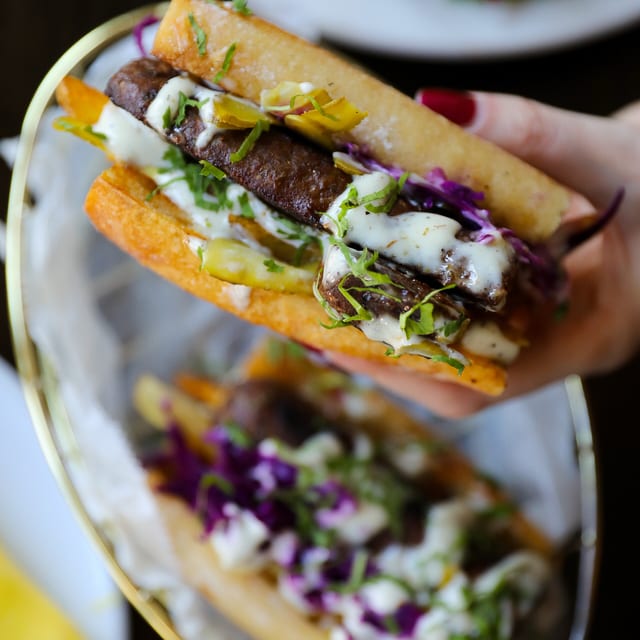 Merguez Sandwich.